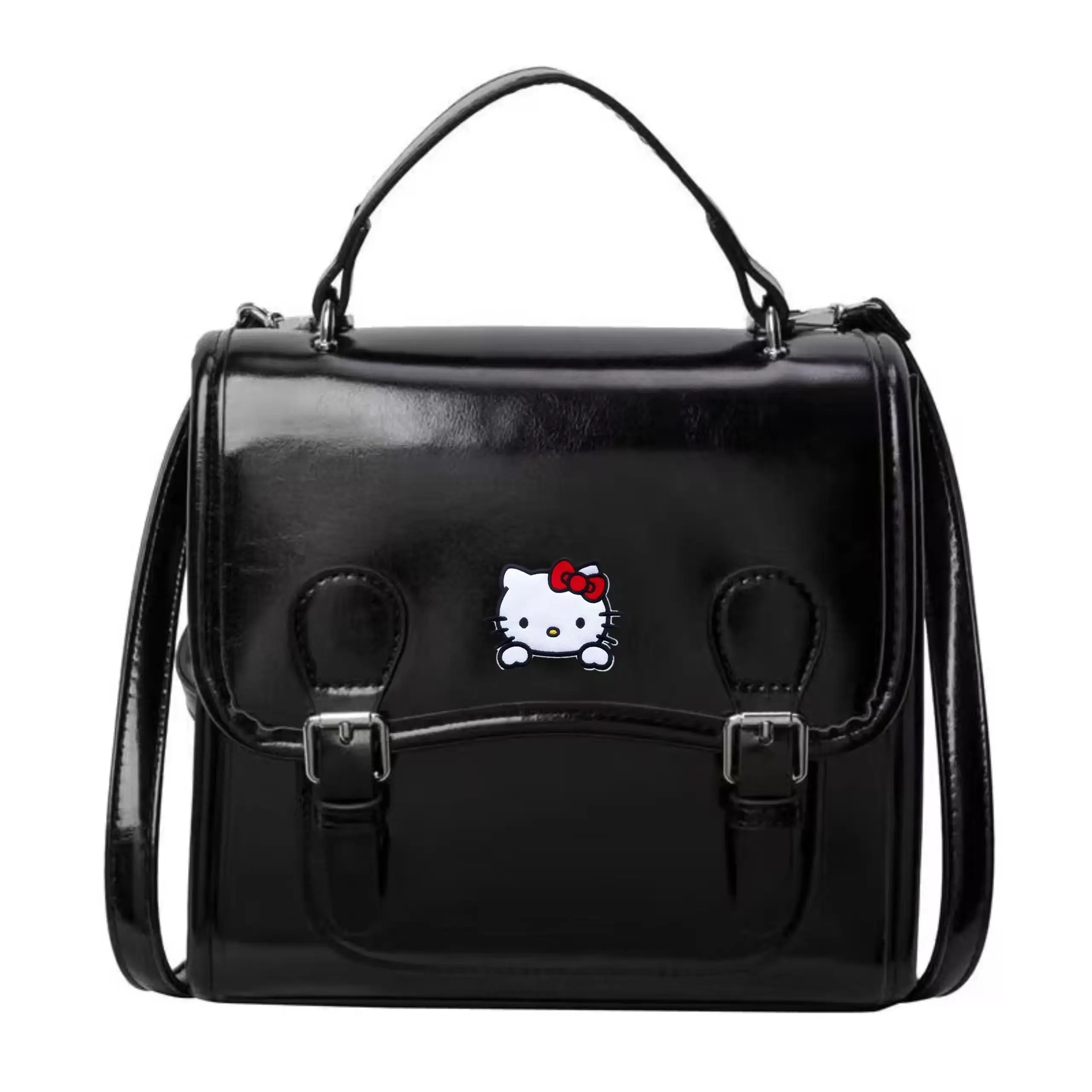 

Sanrio милый рюкзак Hello Kitty с мультяшным нишевым дизайном, квадратная сумка для женщин Y2k Girl, уличная дорожная сумка, модная сумка для хранения, подарок