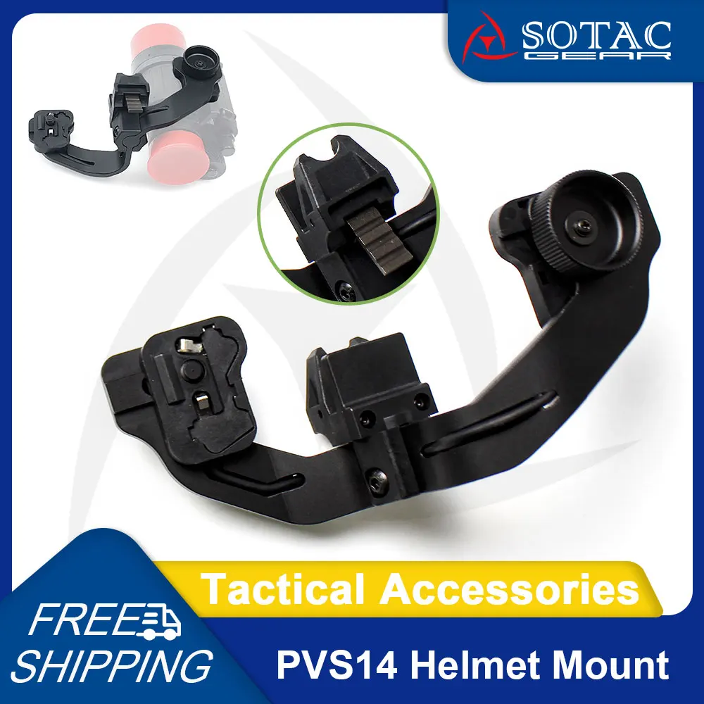 PVS-14 Night Vision Monocular Dual Mount Adapter Powered Dual Bridge Mount SOTAC