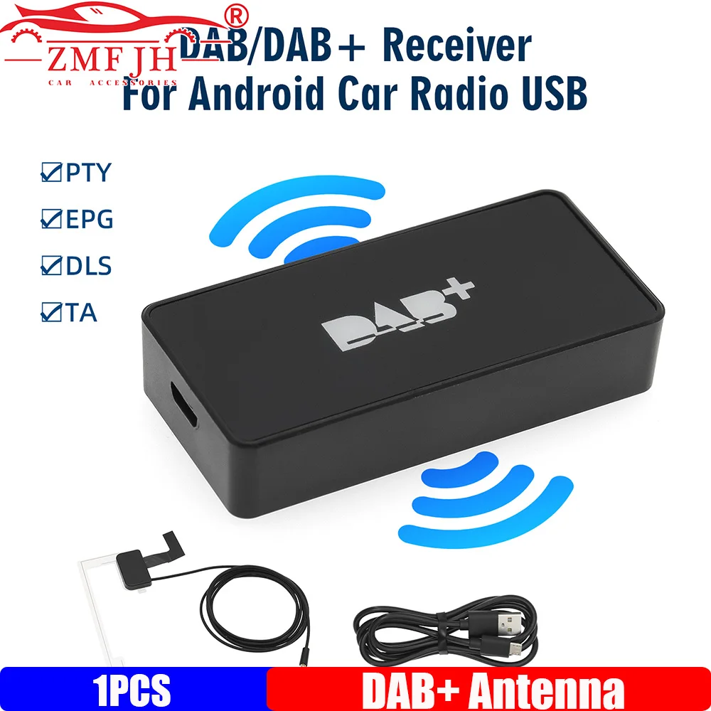 

ZMFJH DAB+ Антенна для Android Автомобильный радиоприемник с USB-адаптером GPS Стерео DAB Приемник Плеер Автоматическое сканирование Канал поддержки
