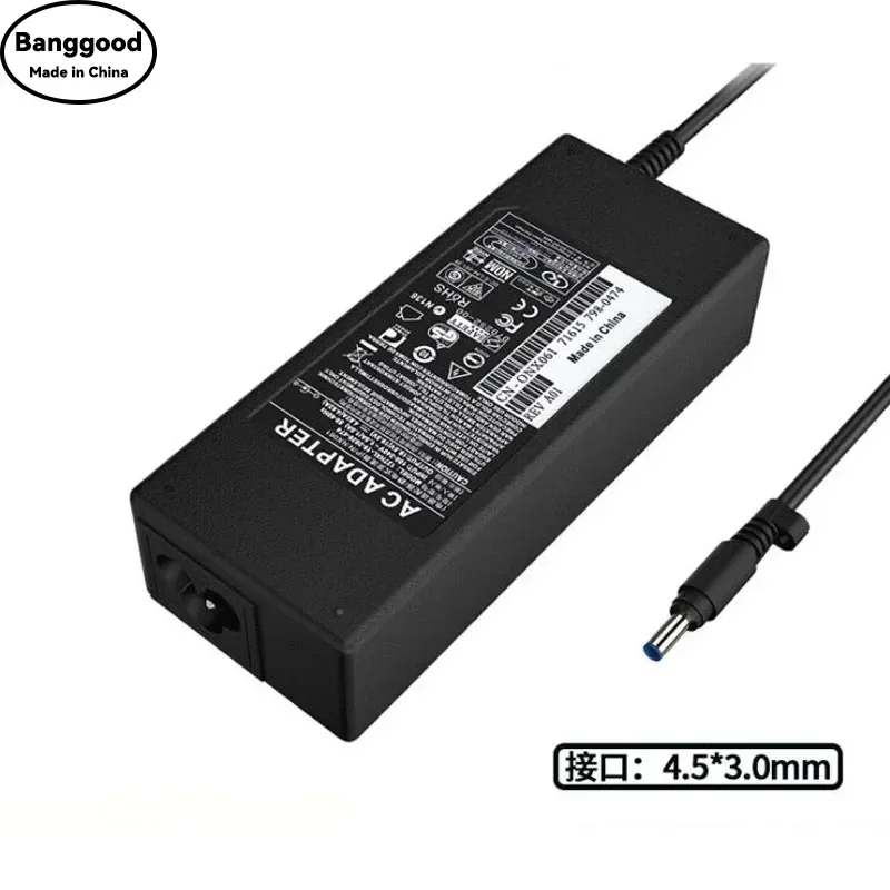 

19.5V 4.62A 4.5*3.0mm 90W Laptop AC Power Adapter Charger For HP Pavilion 14 15 PPP012C-S 710413-001 Envy 17 17-j106tx 15-e029TX