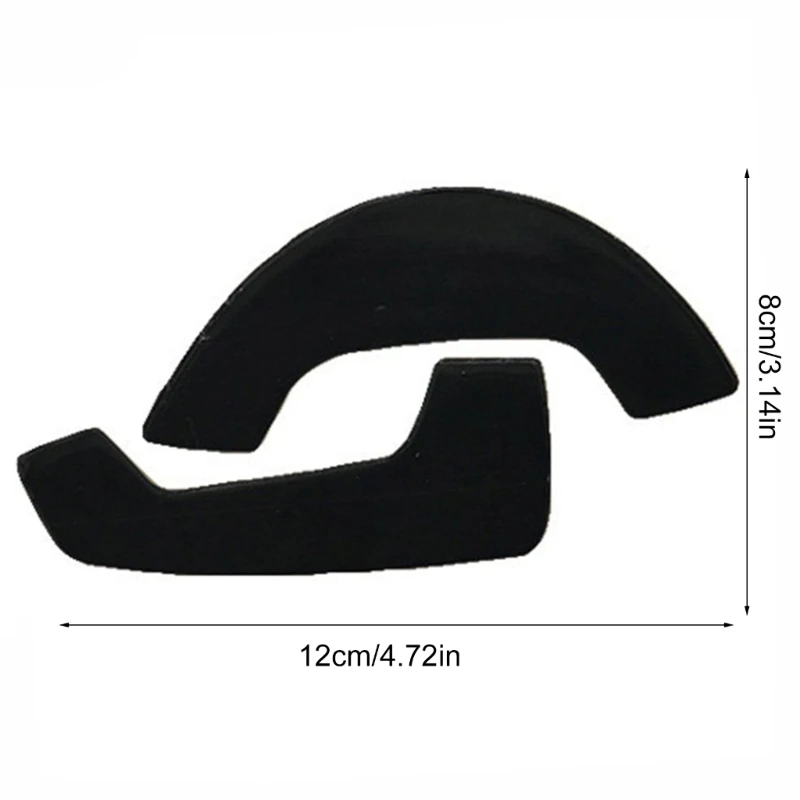 2 Set Replacement Mouse Skates Mouse Feet Stickers Pad Glides Curved Edges for Tyon Mouse