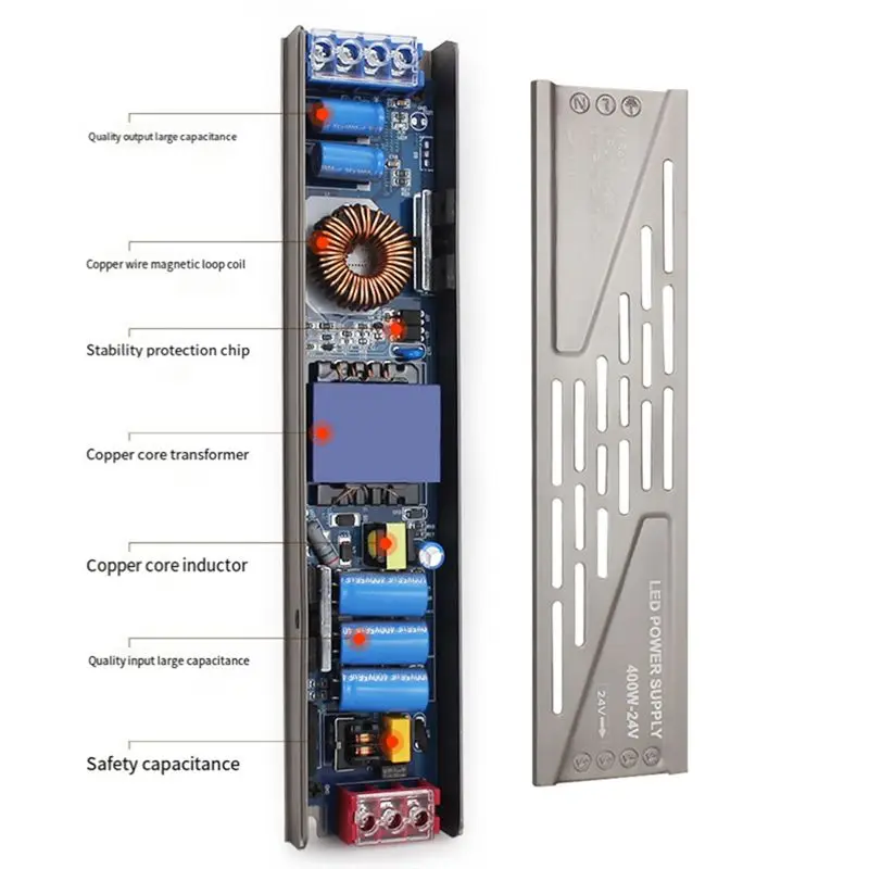 LED Transformer 24 V , Transformer 24 Volt Driver, Constant Voltage LED Transformer For LED Strip LED Bulbs-A78U