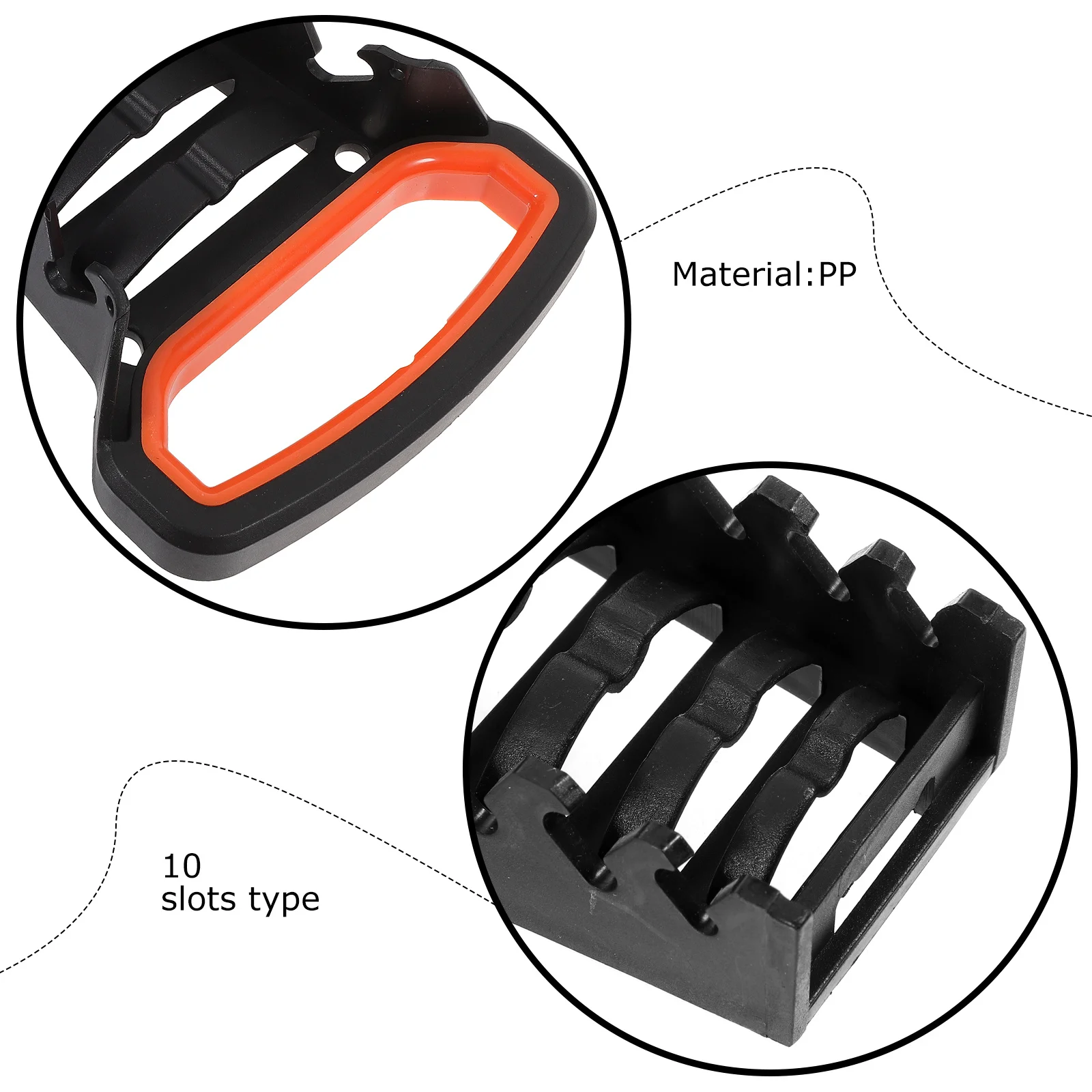 

Combination Ratchet Wrench Holder 8 Slots Plastic Organizer Rack Portable for Home Workshop Storage Wrench Holder