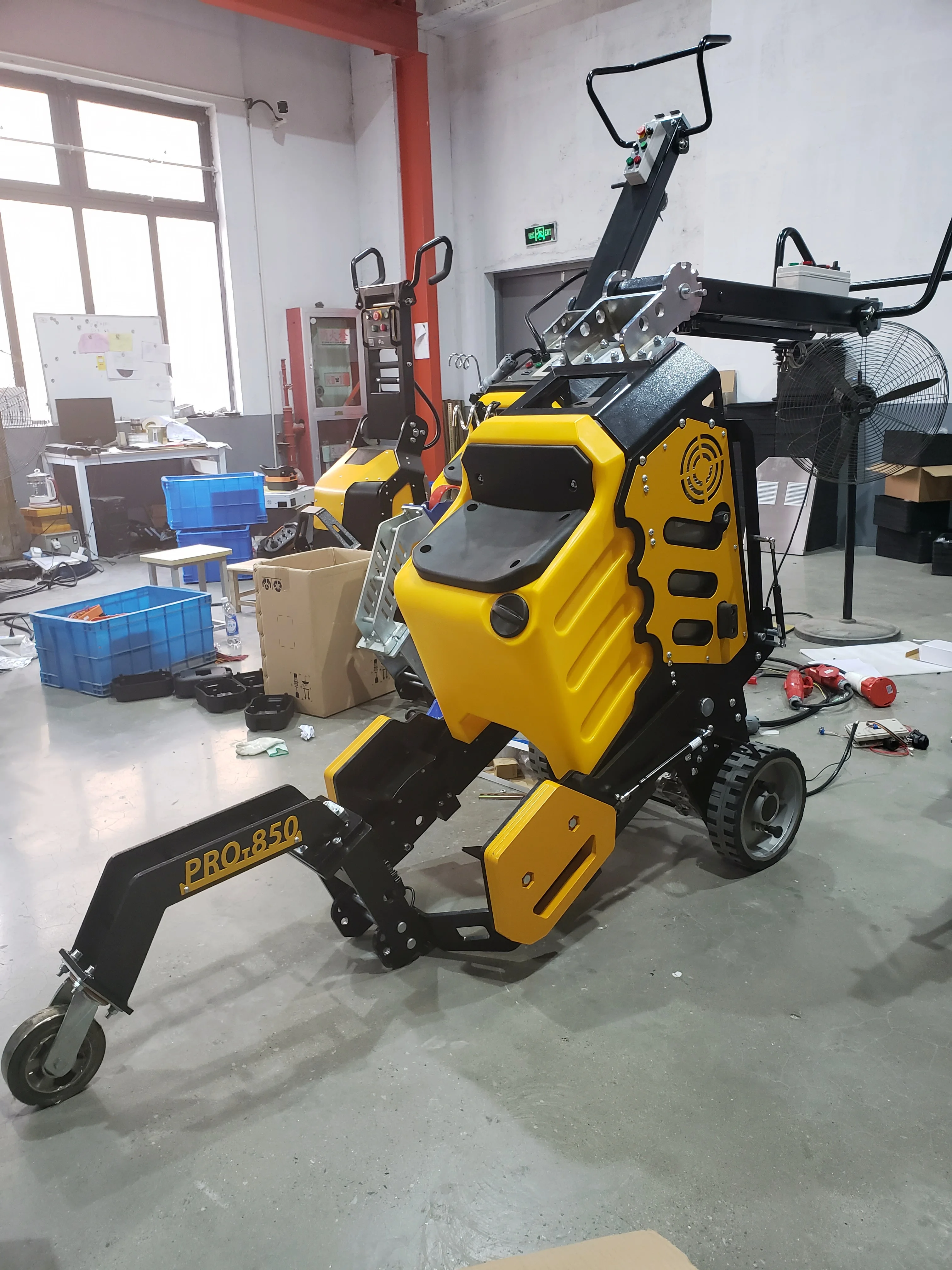 JS 820mm Ride-On Floor Grinder Concrete Polisher Remote Control Heavy- Automatic Operation High Efficiency Gearbox Motor