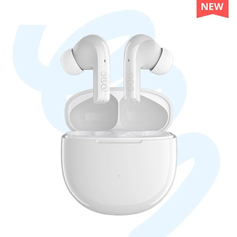 Top T18 Wireless Earphones Bluetooth V5.2 Earbuds QCC3050 aptX Voice 32kHz 4 Mic CVC HD Call Headphones Connect to 2 Devices