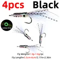 4pcs Black