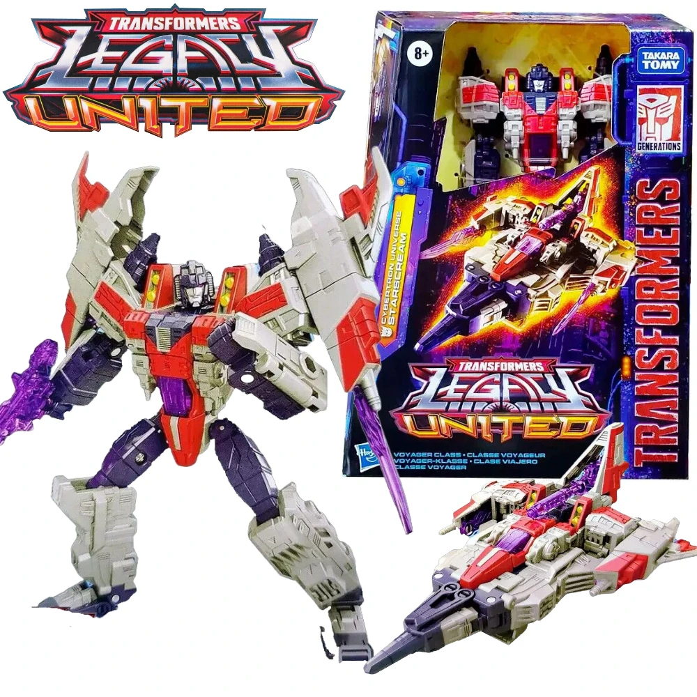 

In Stock Transformers Legacy United Voyager Cybertron Universe Starscream Action Figure Model Toy Collection Hobby Gift