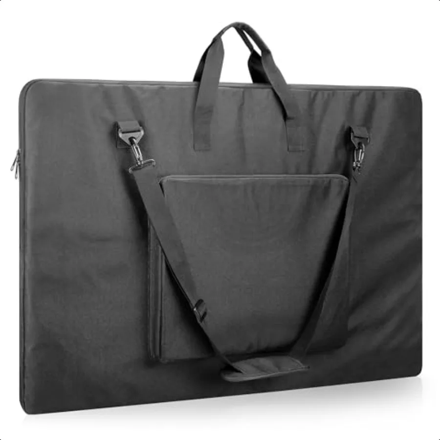

YOOFAN Art Portfolio Bag 24x36 Inch Profional Artist Portfolio Case Durable 600D Oxford Fabric Black Art Carrying Case for Artw