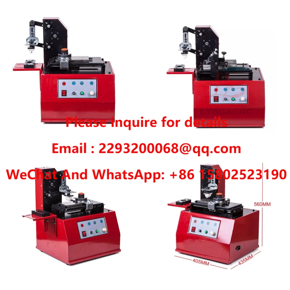 Фото Экологичный полуавтоматический настольный электрический тампонный принтер для печати даты продукта, малых логотипов, с клише-пластиночкой и резиновым тампоном