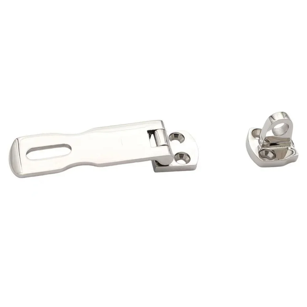 

Rotating Hook Marine Door Latch Hasp Lock in 316 Stainless Steel for Yacht Boat Exterior Interior and Bilge Use