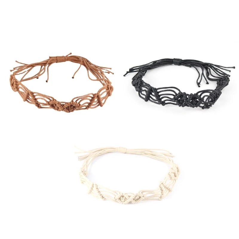 

Unique Cowboy Hat Band Boho Hat Band Boho Hair Tie Boho Bracelet Straw Hat Band