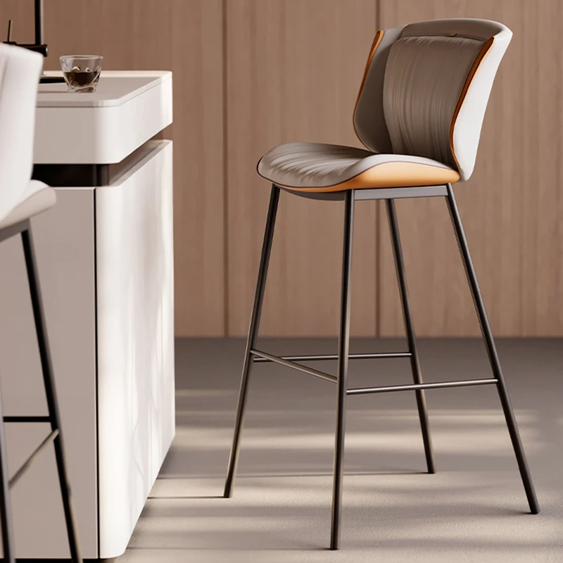 

Metal Modern Bar Stools Luxury Living Room Design Stool High Chair Home Kitchen Sillas Para Comedor Furniture