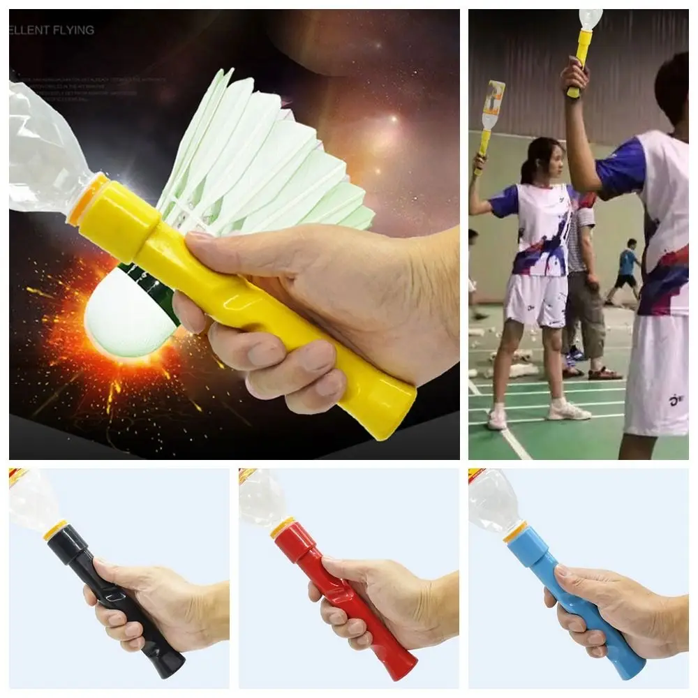 Tragbare Badminton schläger Training Swing Schläger Übung Sportgeräte Kraft verbessern Griff korrektur Finger Handgelenk Kraft