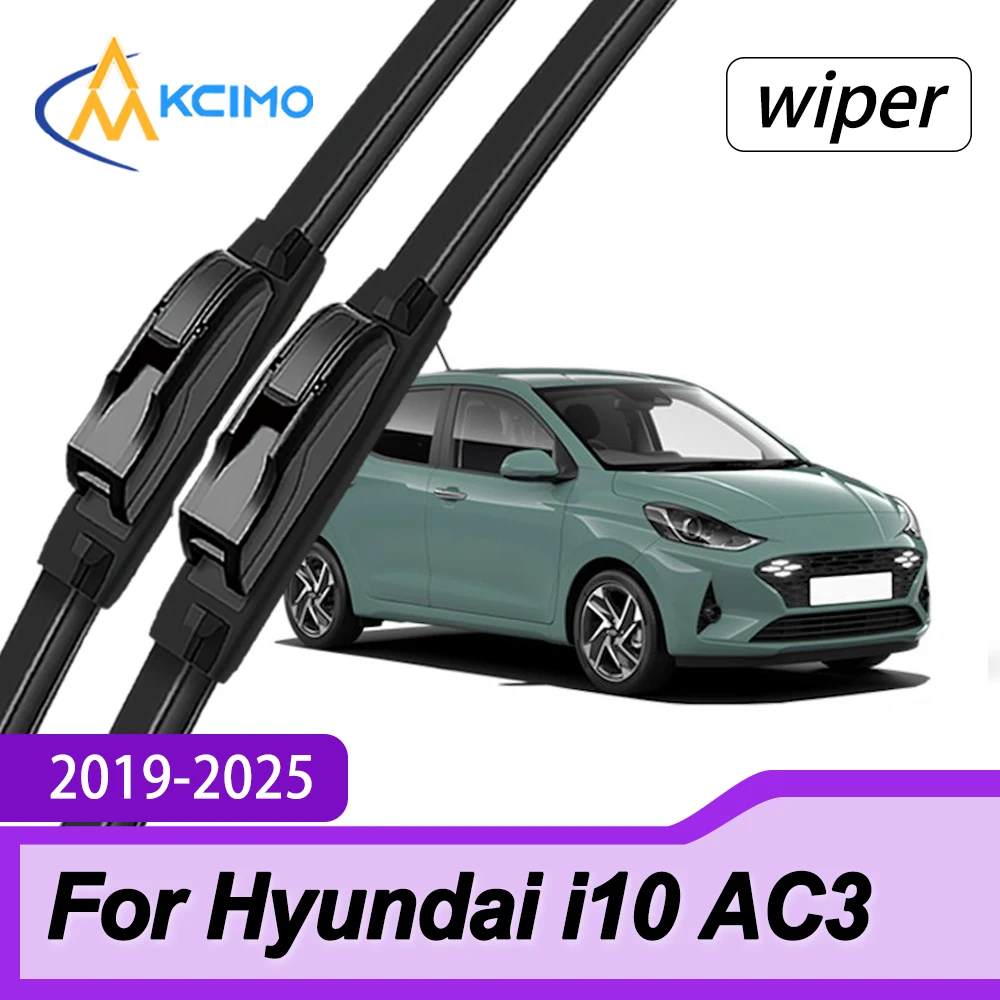

Frameless Windshield Wiper Blades Fit For Hyundai i10 AC3 AI3 2019-2025 High Quality Silent Car Windscreen Wipers