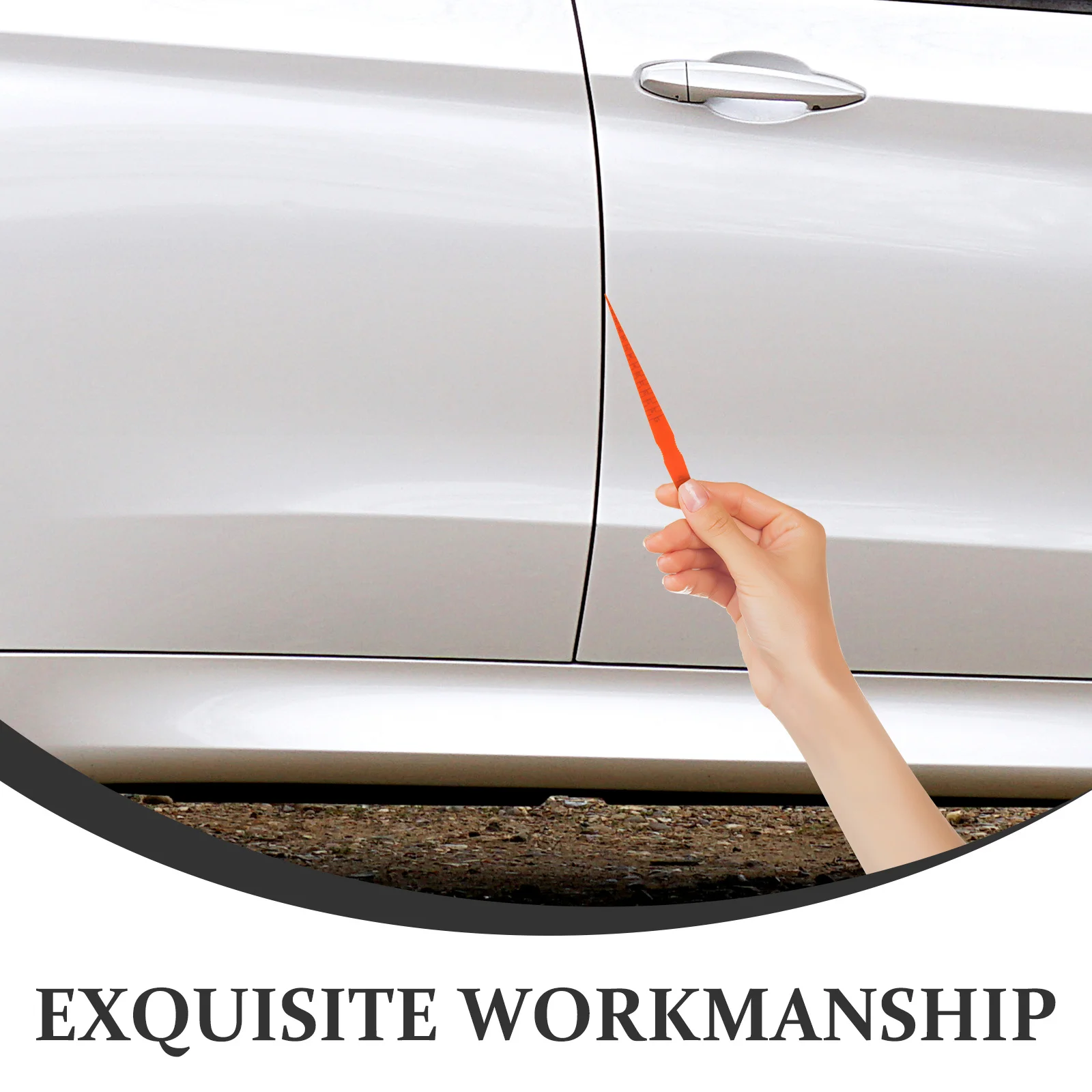 

3pcs Taper For Body Gap Measurement Cracks Inspection Tool Automotive Door Gap Gauge Feeler Gauge Set Repair Tool