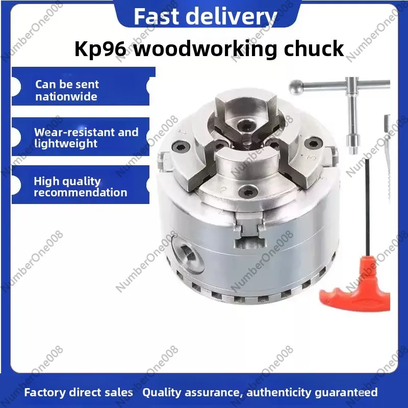 KP96 Woodworking Chuck 5 Inch KP125 Four Jaw Self-Centering M33 Thread 4 Inch 100 Wood Lathe Chuck