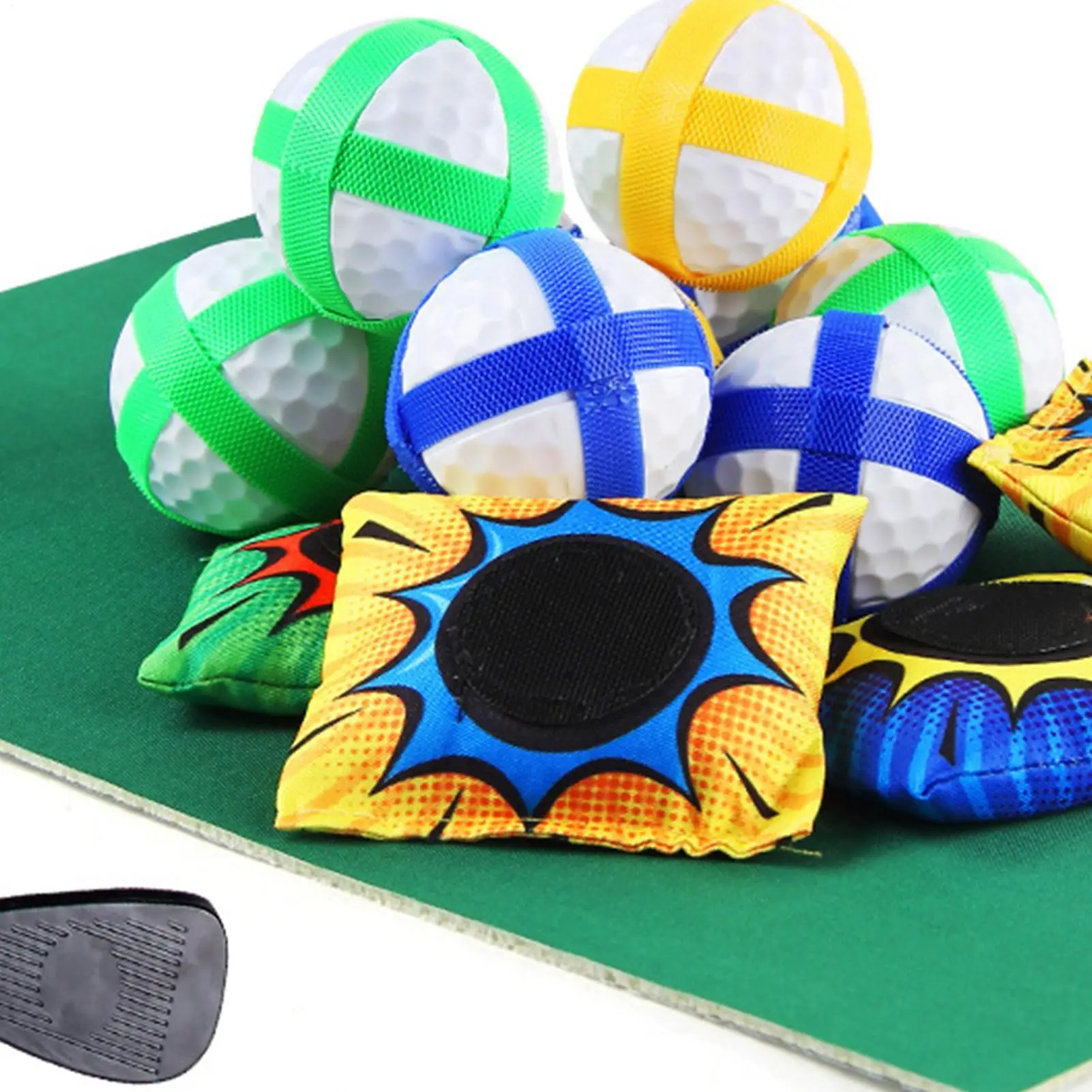 

Kids Golf Set Indoor Outdoor Swing Practice Activities Golf Putting Game Set For Play Practice Christmas Sports Beach Children