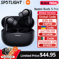 [World Premiere] Global Version Redmi Buds 5 Pro TWS Bluetooth 5.3  52dB Noise Cancellation Up to 4kHz ultra-wide frequency