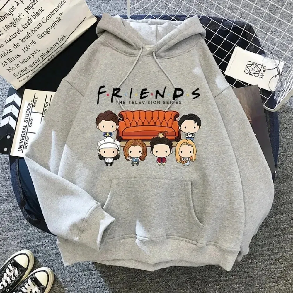 Friends TV-Show Hoodies für Frauen Lustige Friends Hoodies Ullzang Grafik Vintage Mode Lässiger HipHop Pullover Harajuku Unisex – Detail 2