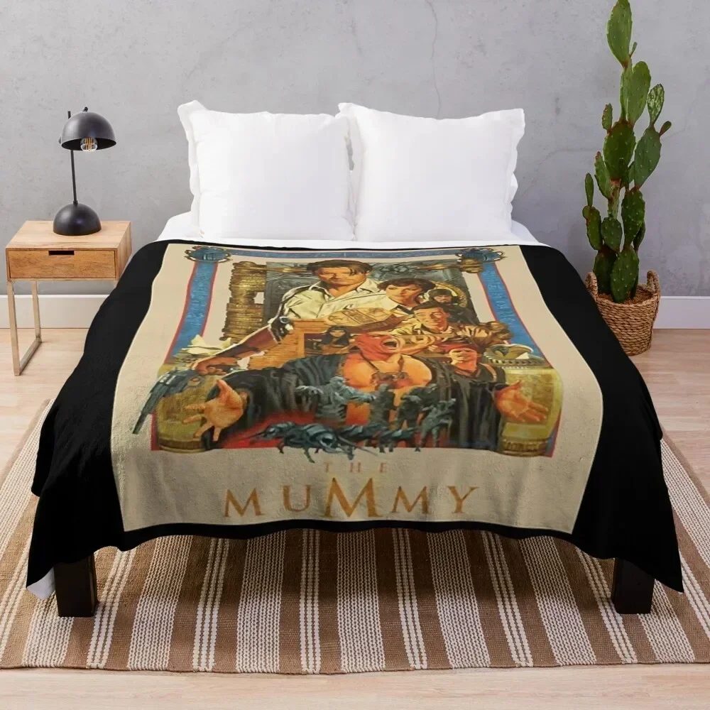 

Brendan, Fraser the Mummy rick oconnell Throw Blanket Stylish Warm Blanket for Living Room Bedroom