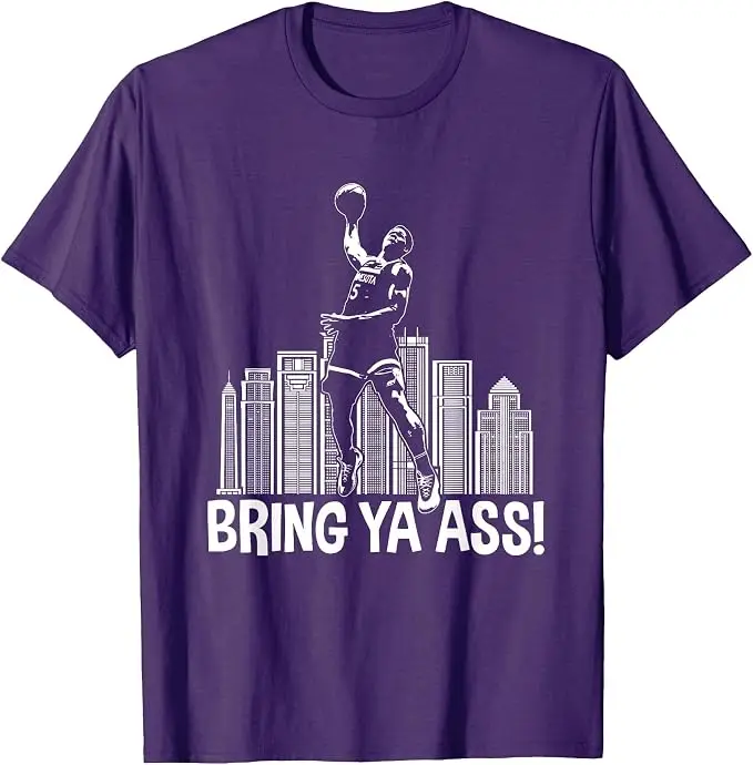 Minnesota 2024 Bring Ya Ass T-Shirt, Y2k Vintage Basketballspieler Grafik-Bekleidung für Damen und Herren, Kurzarm Weiches Baumwoll-T-Shirt – Detail 11
