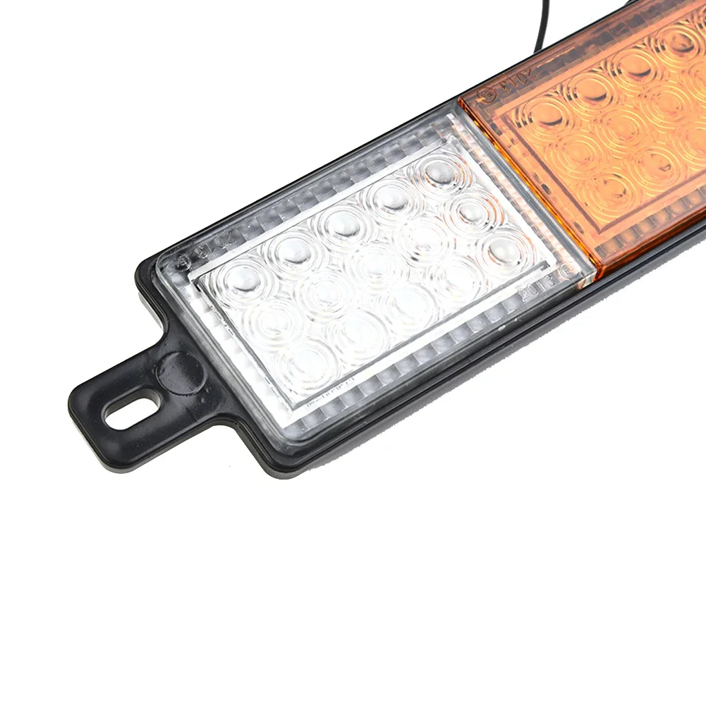 

Автомобильный индикатор 1,8 Вт, 12 В-24 В, белый, янтарный, 2x30, светодиодные аксессуары, черный сменный индикатор, 167 мм * 57 мм * 22 мм