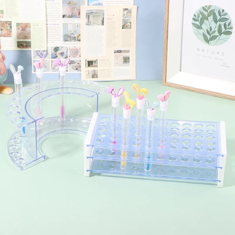Présentoir de Tube de brosse à sourcils, support de rangement de brosse à cils, pincettes, rouge à lèvres, support de stylo en acrylique, outils de maquillage de beauté
