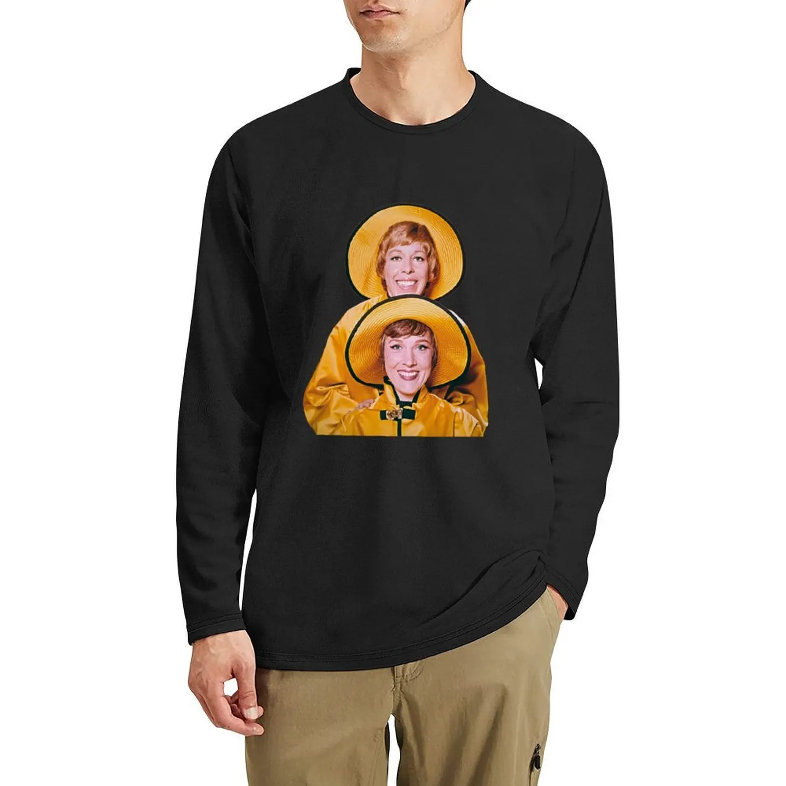 

Julie Andrews and Carol Burnett Long T-Shirt cute tops tees graphic t shirt funny t shirts for men