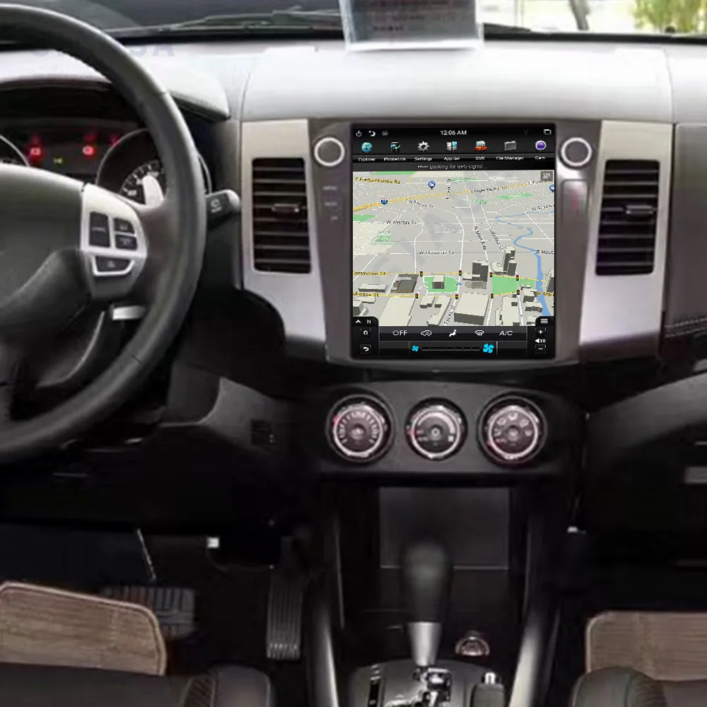 カーマルチメディアプレーヤー,2005インチステレオラジオ,Android画面,CarPlay,GPSナビゲーション,Mitsubishi Outlander 2012-10.4G