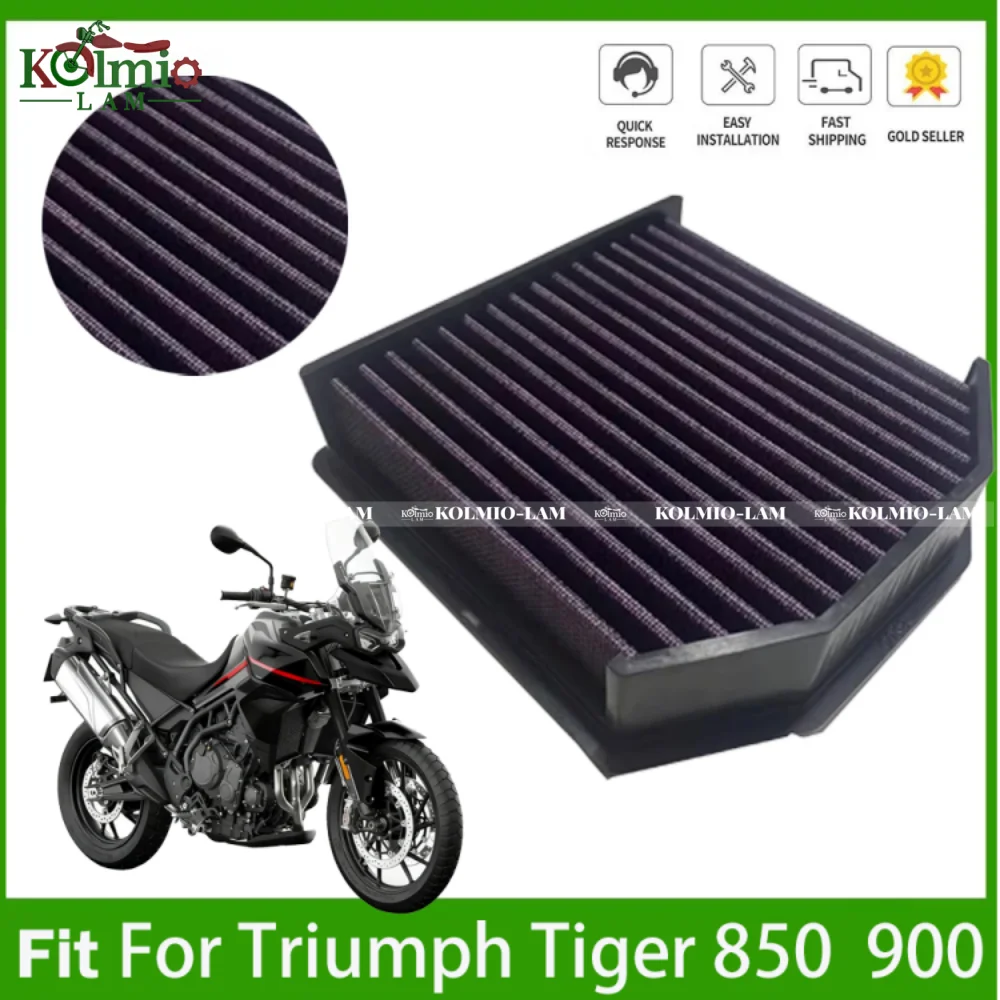 مناسب لـ 2020 - 2025 Triumph Tiger 850 900 منظف مدخل فلتر الهواء 850 Sport 900 Rally GT 2024 2023 2022 2021