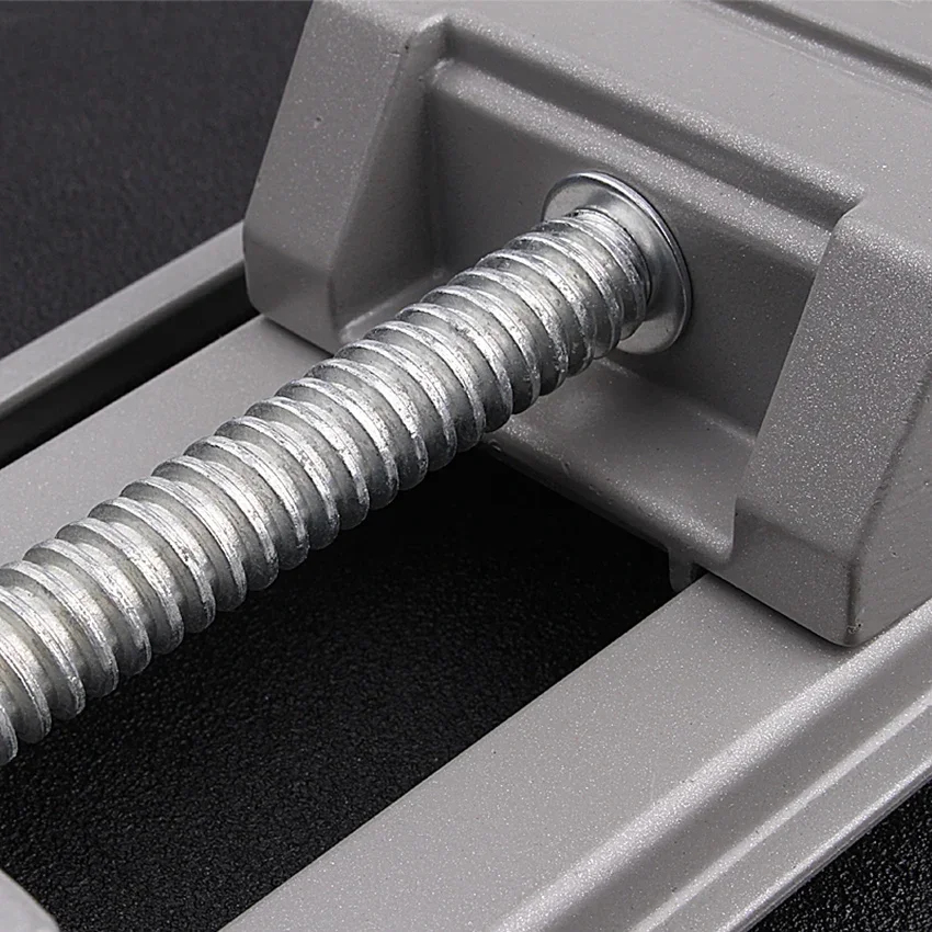 Wielofunkcyjne imadło płaskie ze stopu aluminium do stojaków na wiertarkę elektryczną Szczypce Mini do użytku domowego Płaskie imadło stołowe 70 mm 바이스 — zdjęcie 4