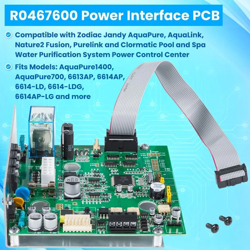 R0467600 PCB power connector replacement for pool spa water purification system circuit board assembly