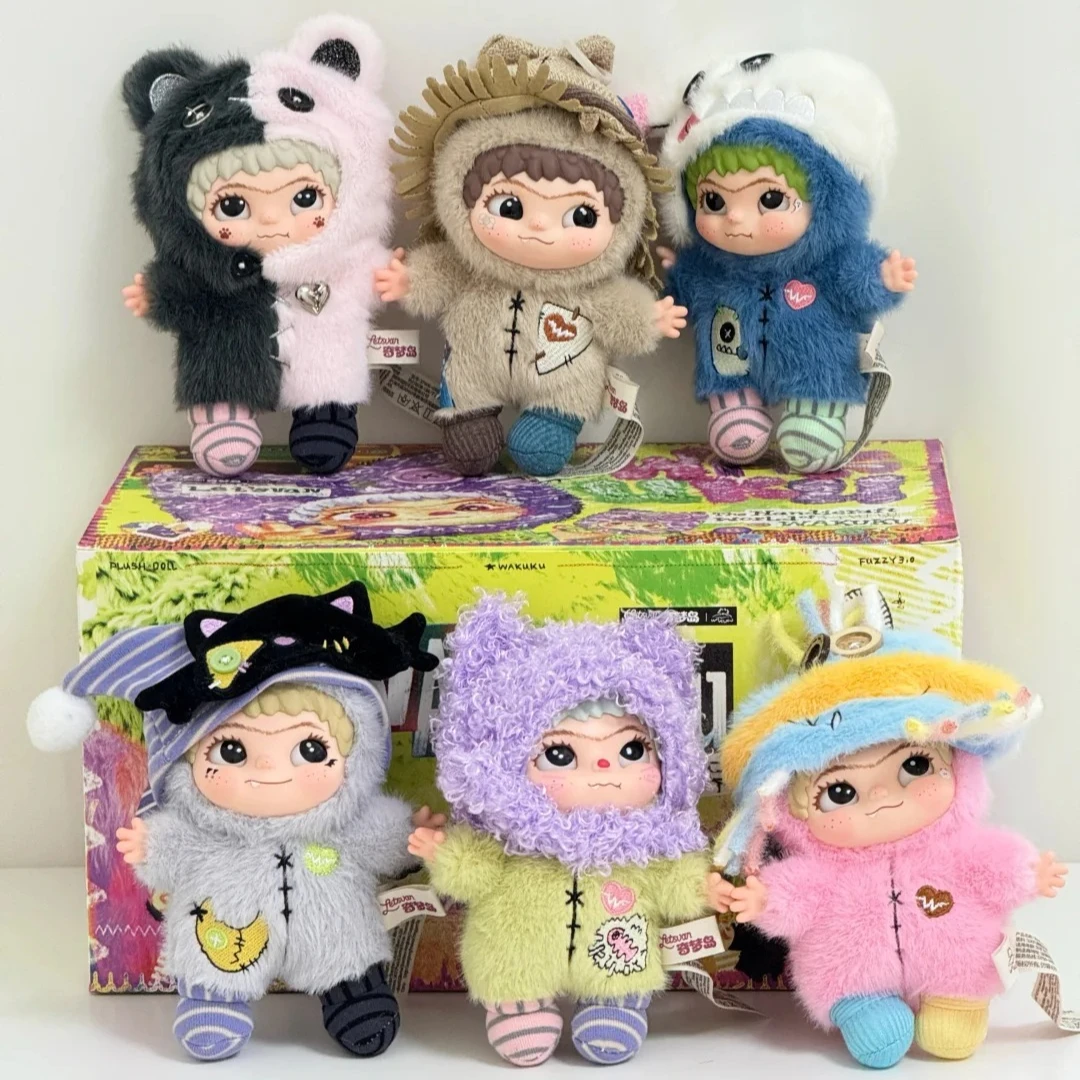 

WAKUKU V4 The Handicraft World Wakuku Blind Box Vinyl Doll Keychain Pendant Action Figure Anime Mystery Surprise Bag Toys Gifts