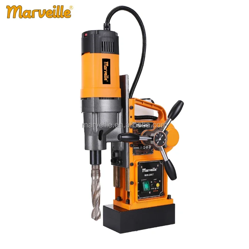 Marveille MW-28RT Automatic working 28 mm twist bit Magnetic Drilling Tool Magnet Drill magnetic drilling machine