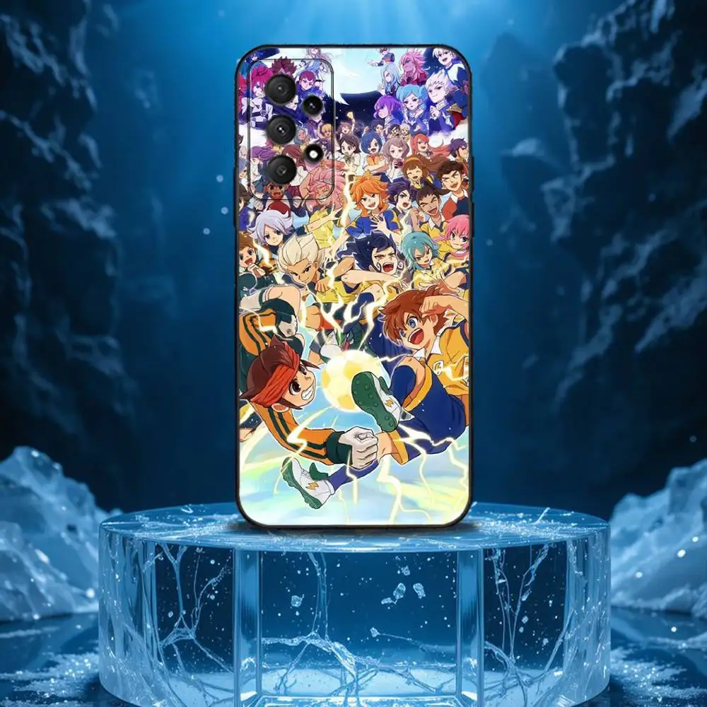 حافظة هاتف كرة القدم InazumaS Eleven 11 لهاتف سامسونج جالاكسي A13، A21s، A22، A31، A32، A52، A53، A71، A80، غلاف أسود ناعم #5