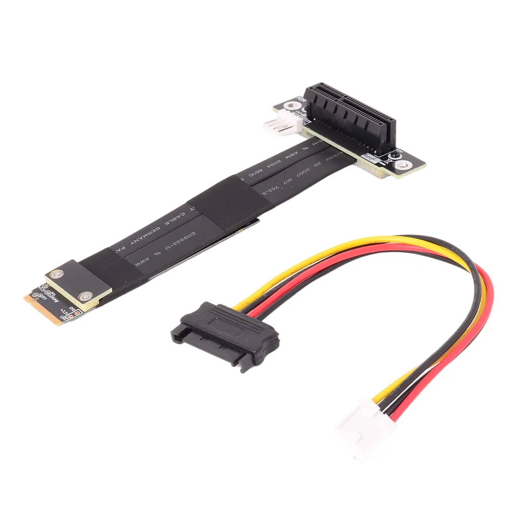 R42SF/R42SL/R42SR PCIe x4 3.0 Extension Cable PCI Express 4x To M.2 NVMe M Key 2280 Riser Card Gen3.0 Extender Line 32G/bps