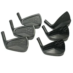 ZOD Hierros de golf con eje y empuñaduras, negro 5.6.7.8.9.P 6 piezas, hierro blando forjado, palos de golf 2024, 6 piezas