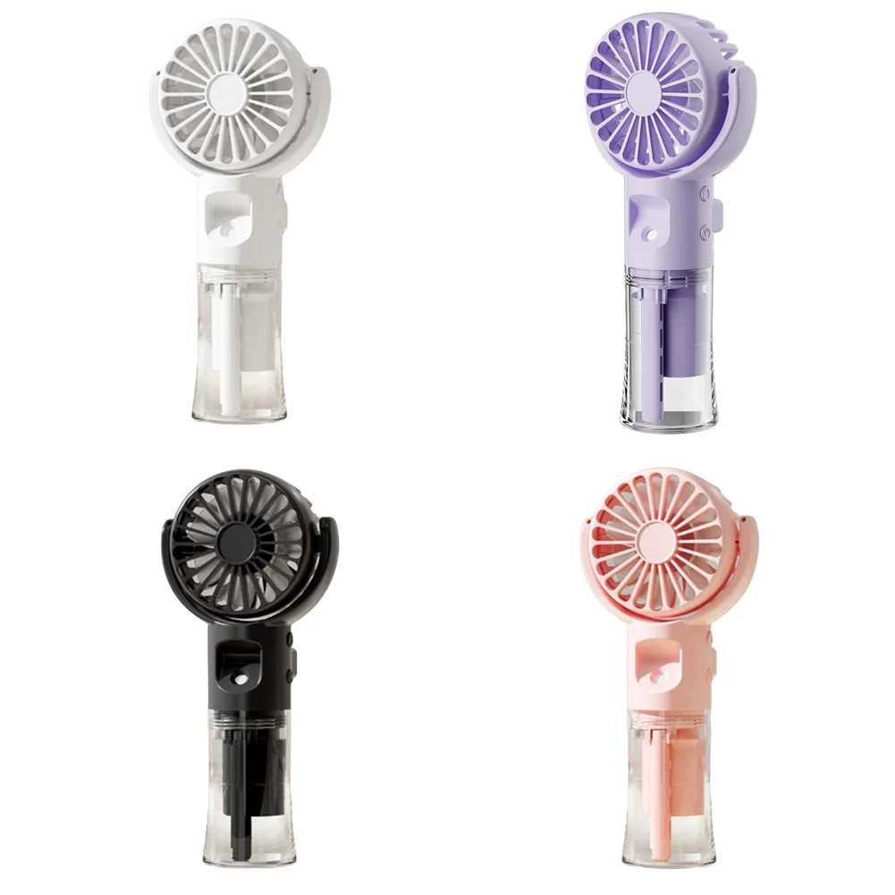 Mini Spray Fan Handheld Spray Water Fan For Hot Weather Lightweight Long Working Time Refreshing Mist 2000mAh Battery