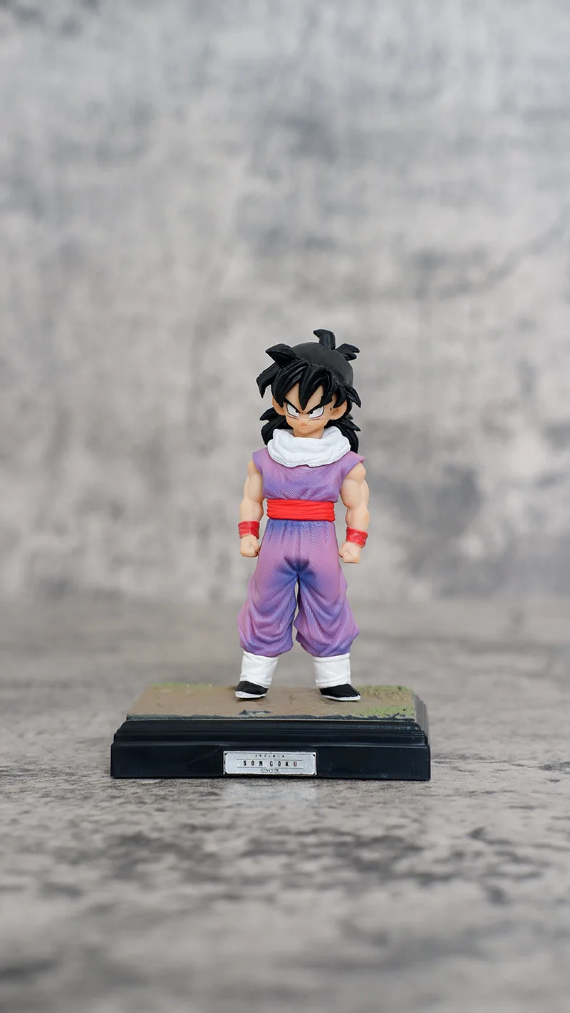 19CM Anime Dragon Ball Son Gohan Figure Angry Standing Scene Base Model Toy Gift Collection Action Figure Boxed Doll view 2