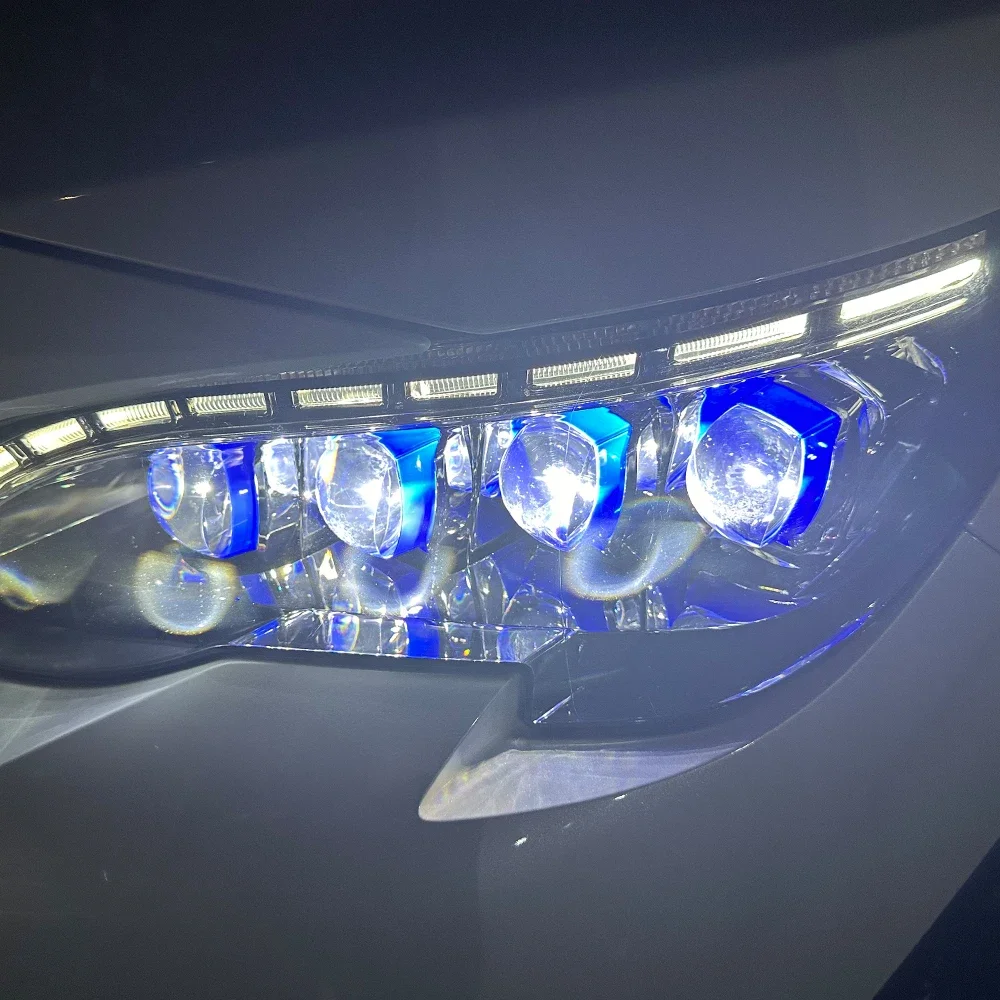 

For Peugeot 4008 5008 2017-2020 Car Headlights LED Headlight Assembly Upgrade High-End Projector Lens Accessories