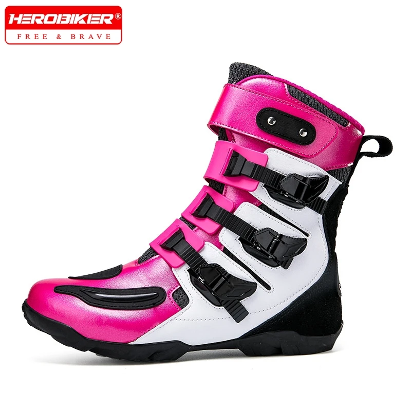 

Breathable Motorcycle Riding Protective Boots Wind Proof Anti Fall Boots Wear Resistant Motorcycle Riding Shoes for Man Woman