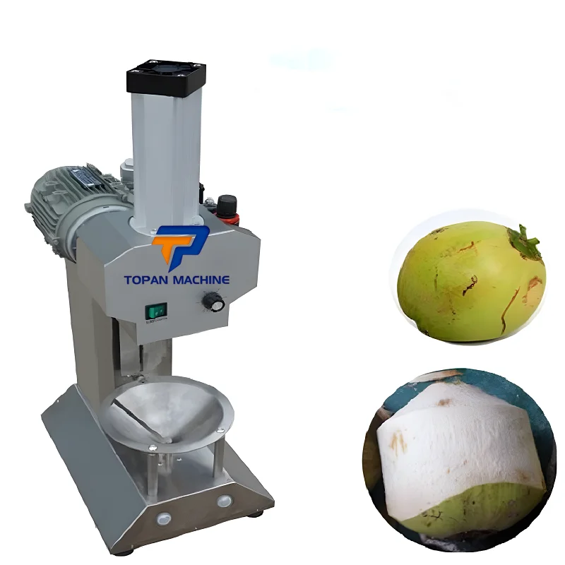 Automatic Green Tender Coconut Peeling Machine Dry Green Coconut Brown Skin Shelling