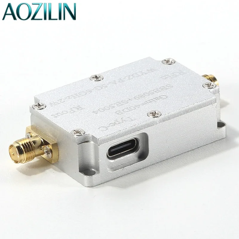 AOZILIN 2.4GHz 1W 30dBm RF Power Amplifier SBB5089+SZA2044 Microwave Unidirectional Amp Module