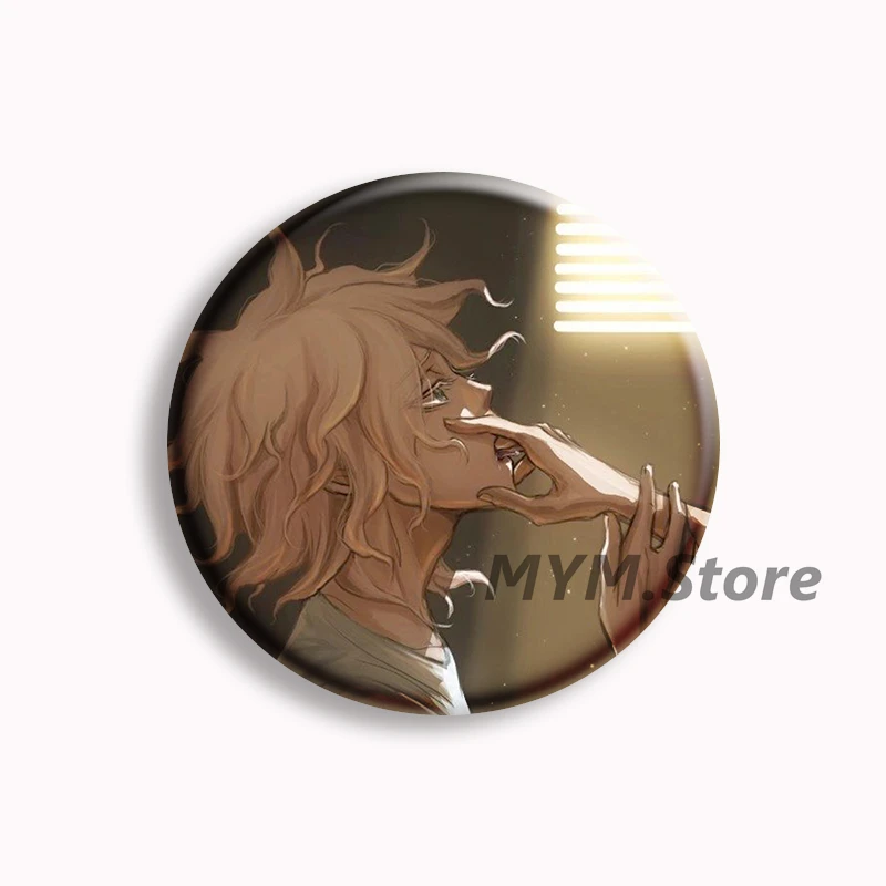 Nagito Komaeda أنيمي لينة زر دبوس كوماهينا كاموكوما دانغانرونا 3 دبابيس شارة حقيبة ديكور مجوهرات المشجعين ألعاب جمع الهدايا
