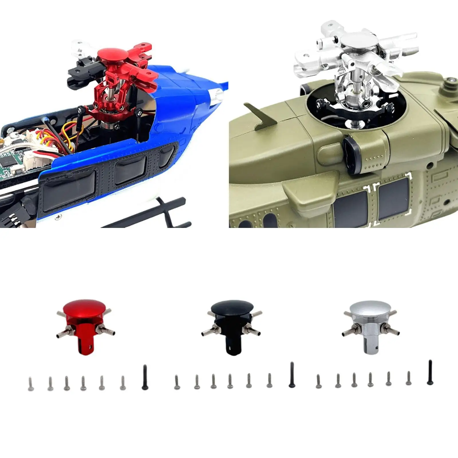 

Сменная роторная головка для радиоуправляемых моделей, портативная, премиум-класса, простая в установке, устойчивая к разрывам, для ремонта, для K124 K170, аксессуары для радиоуправляемых вертолетов