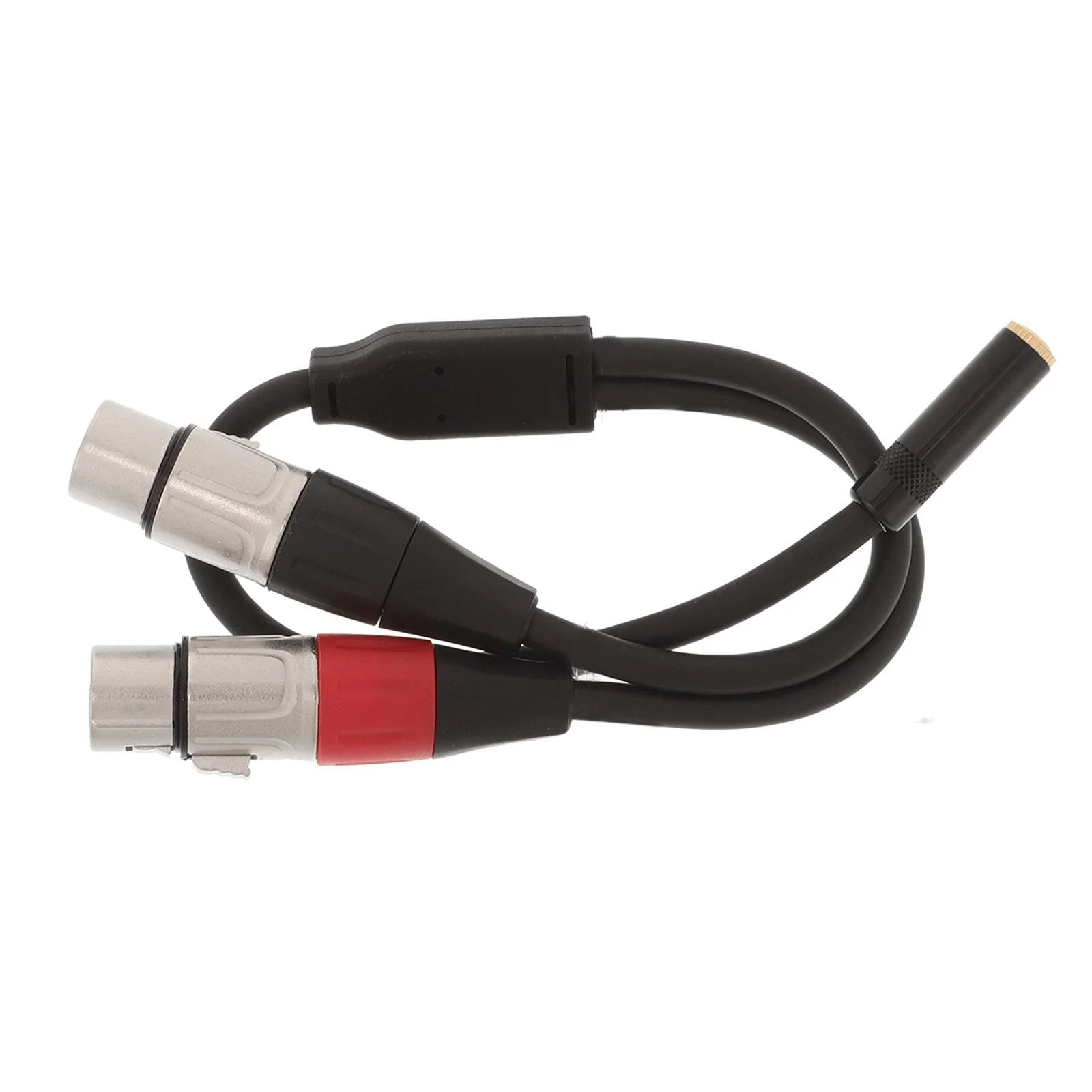 Audio Line Cable Splitter Xlr Male Female Y Patch Mini Connector Headphone for Camera