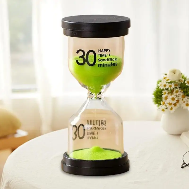 30 Minutes Colorful Hourglass Sandglass Children Kid Gift Toy Sand Timer Hour Glass Home Decoration Sand Clock Home Decoration