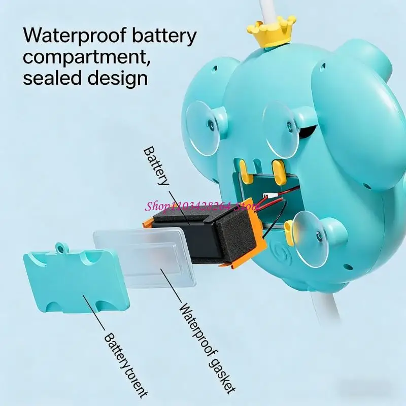  Children's Elephant Water Play Bath Toy For Joyful Shower Experience Safe
