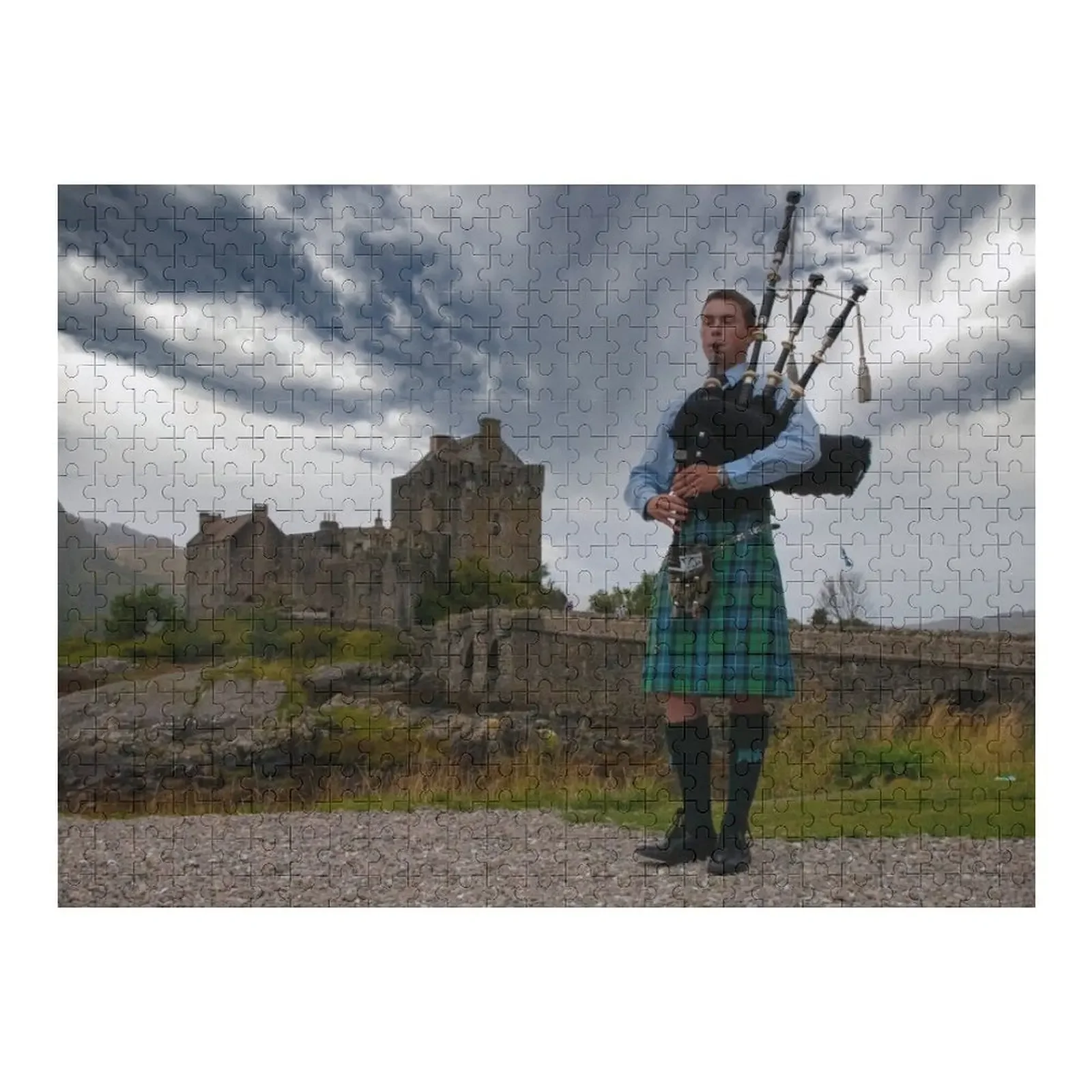 

The Bagpiper Jigsaw Puzzle Personalized Baby Toy Wooden Adults Puzzle