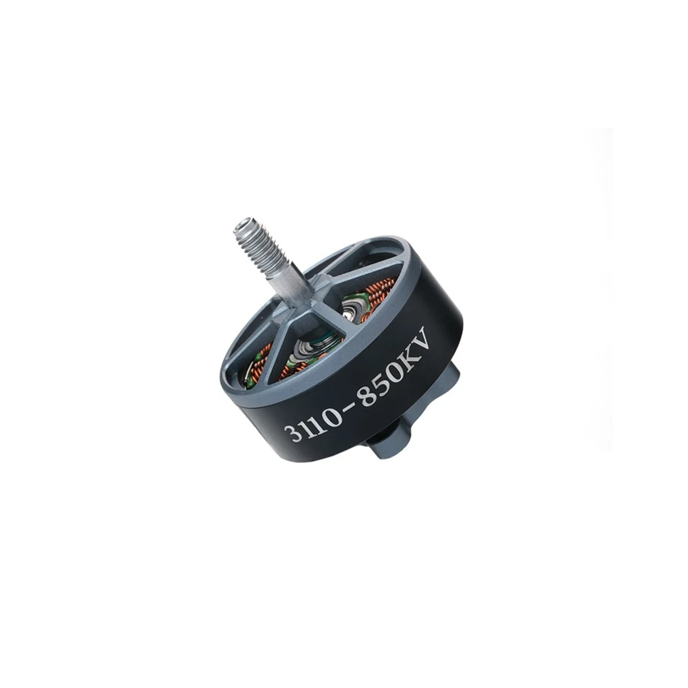 3110 850KV Brushless Motor for Long-Range Heavy-Lift Photography FPV Drone, Compatible with 9-inch 10-inch Propellers